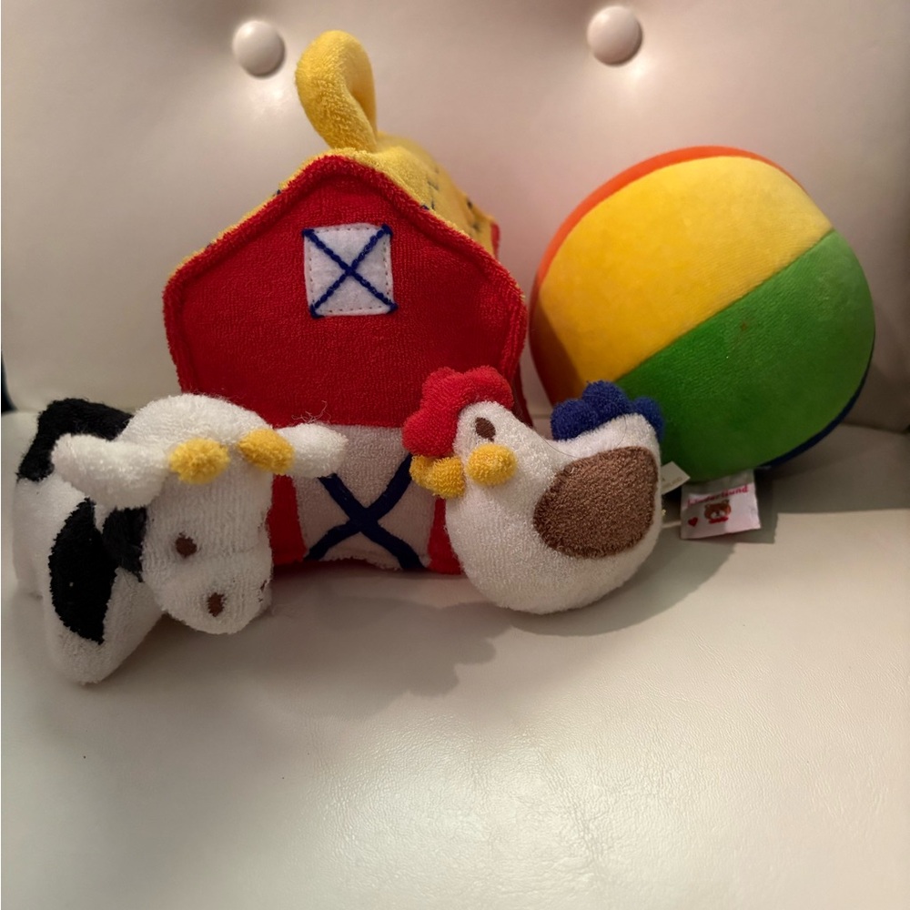 Vintage Kindergund (Gund) baby toy lot